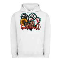 Pigment Lunar Rock baseball hearts Urban Hoodie - Jasminsmagicworld