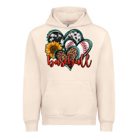 Sandshell baseball hearts Urban Hoodie - Jasminsmagicworld