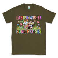 Army Green Easter wishes and bunny kisses Easter gnomies  Eas Classic Tee - CowGirlArtShop