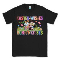 Black Easter wishes and bunny kisses Easter gnomies  Eas Classic Tee - CowGirlArtShop