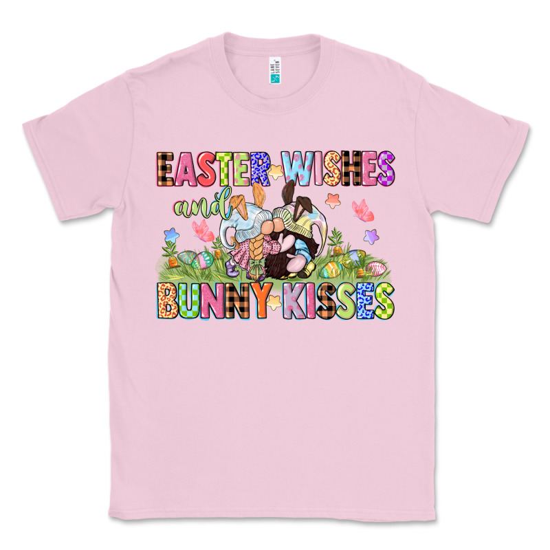 Easter Wishes And Bunny Kisses Easter Gnomies  Eas Classic Tee by CowGirlArtShop | Teevron
