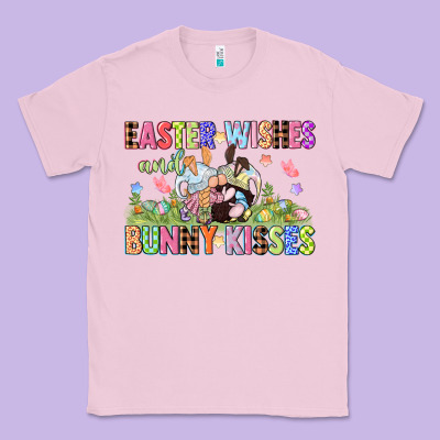 Easter Wishes And Bunny Kisses Easter Gnomies  Eas Classic Tee Designed By Cowgirlartshop