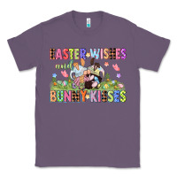 Lavender Easter wishes and bunny kisses Easter gnomies  Eas Classic Tee - CowGirlArtShop