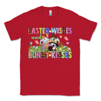 Red Easter wishes and bunny kisses Easter gnomies  Eas Classic Tee - CowGirlArtShop