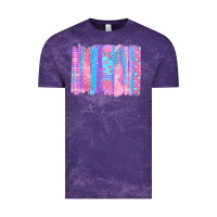 Cloud Purple Pink Easter Brushstrokes Vintage Tee - BundleAndBundleShop