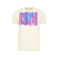 Vintage Arctic Pink Easter Brushstrokes Vintage Tee - BundleAndBundleShop