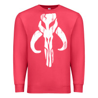 Cardinal mandorian skull Premium Sweatshirt - artisFamous