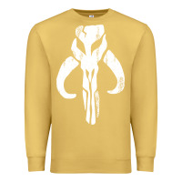 Antique Gold mandorian skull Premium Sweatshirt - artisFamous