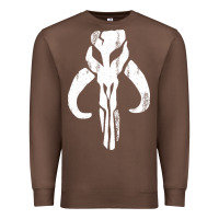 Chestnut mandorian skull Premium Sweatshirt - artisFamous