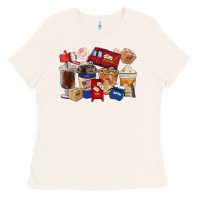 Bone Postal Worker Coffee Cups Ladies Tee - FaDigitalArtStudio