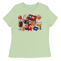 Matcha Postal Worker Coffee Cups Ladies Tee - FaDigitalArtStudio