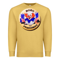 Antique Gold bozo for president Premium Sweatshirt - artisFamous