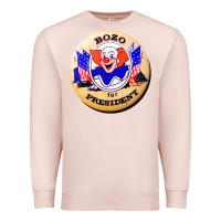 Pale Pink bozo for president Premium Sweatshirt - artisFamous