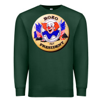 Sports Green bozo for president Premium Sweatshirt - artisFamous