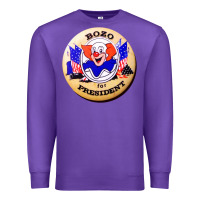 Purple bozo for president Premium Sweatshirt - artisFamous