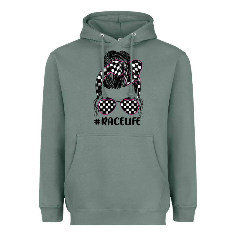 Race Life Heavyweight Hoodie by JahusDesignShop | Teevron
