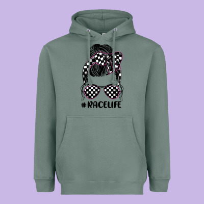 Race Life Heavyweight Hoodie Designed By Jahusdesignshop