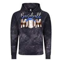 Cloud Black Baseball Mom Vintage Hoodie - CowhideDigitalArt