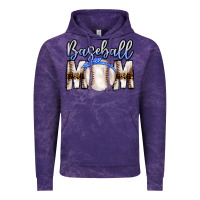 Cloud Purple Baseball Mom Vintage Hoodie - CowhideDigitalArt