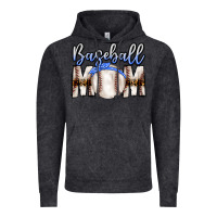 Vintage Black Baseball Mom Vintage Hoodie - CowhideDigitalArt