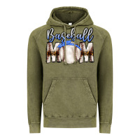 Vintage Olive Baseball Mom Vintage Hoodie - CowhideDigitalArt