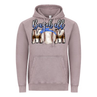 Vintage Zinc Baseball Mom Vintage Hoodie - CowhideDigitalArt