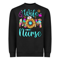 Black wife mom nurse Heavyweight Sweatshirt - JahusDesignShop