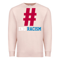 Pale Pink Basic End Racism Resist - Anti Trump Gift Political Premium Sweatshirt - artisFamous