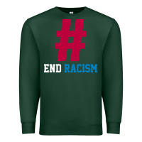 Sports Green Basic End Racism Resist - Anti Trump Gift Political Premium Sweatshirt - artisFamous