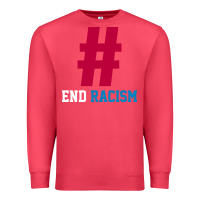 Cardinal Basic End Racism Resist - Anti Trump Gift Political Premium Sweatshirt - artisFamous