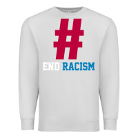 Dove Grey Basic End Racism Resist - Anti Trump Gift Political Premium Sweatshirt - artisFamous