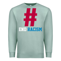 Seafoam Basic End Racism Resist - Anti Trump Gift Political Premium Sweatshirt - artisFamous