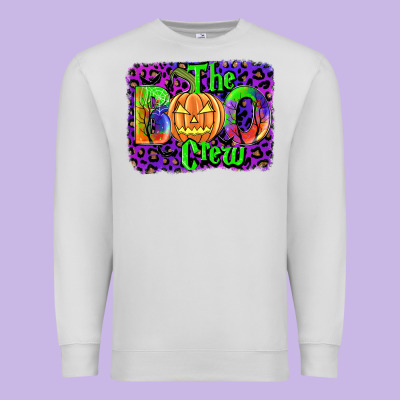 The Boo Crew Premium Sweatshirt Designed By Jahusdesignshop