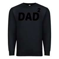 Black dad squared Premium Sweatshirt - artisFamous