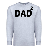 Heather Grey dad squared Premium Sweatshirt - artisFamous