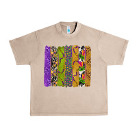 French Oak Mardi Gras Brushstrokes Urban Heavy Tee - BundleAndBundleShop