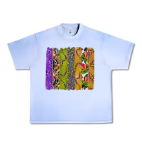 Grape Ice Mardi Gras Brushstrokes Urban Heavy Tee - BundleAndBundleShop
