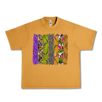 Peanut Butter Mardi Gras Brushstrokes Urban Heavy Tee - BundleAndBundleShop