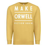 Antique Gold Basic Orwell 1984 - Anti Trump Gift Political Premium Sweatshirt - artisFamous