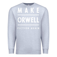 Heather Grey Basic Orwell 1984 - Anti Trump Gift Political Premium Sweatshirt - artisFamous
