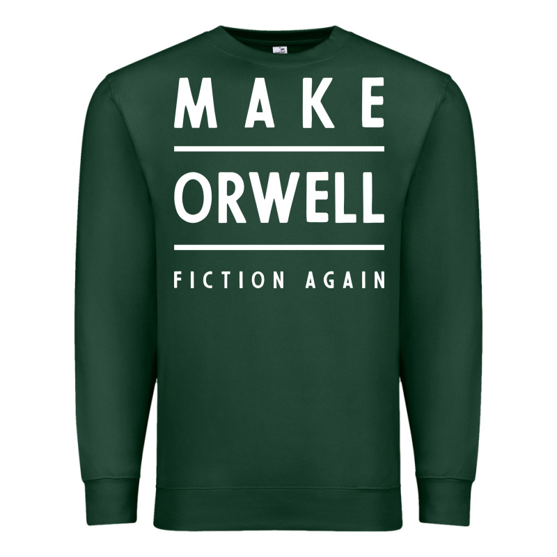 Basic Orwell 1984 - Anti Trump Gift Political Premium Sweatshirt by artisFamous | Teevron
