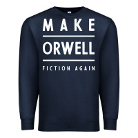 Navy Basic Orwell 1984 - Anti Trump Gift Political Premium Sweatshirt - artisFamous