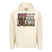 Home Of The Free Beacause Of The Brave Premium Hoodie | Teevron