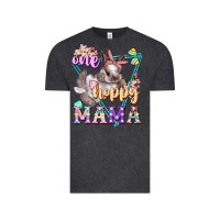 Vintage Black one hoppy mama Vintage Tee - FaDigitalArtStudio