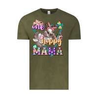 Vintage Olive one hoppy mama Vintage Tee - FaDigitalArtStudio