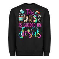 This Nurse Is Guided By Jesus Heavyweight Sweatshirt | Teevron