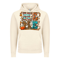 Vintage Artic Fall Autumn Leopard Meme Vintage Hoodie - LillyAllenDesigns