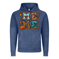 Vintage Denim Fall Autumn Leopard Meme Vintage Hoodie - LillyAllenDesigns