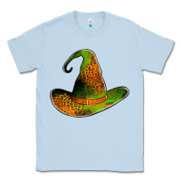 Dusty Blue leopard witch hat Classic Tee - Jasminsmagicworld