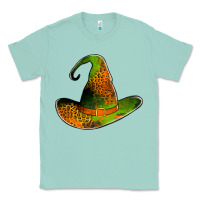 Seafoam leopard witch hat Classic Tee - Jasminsmagicworld